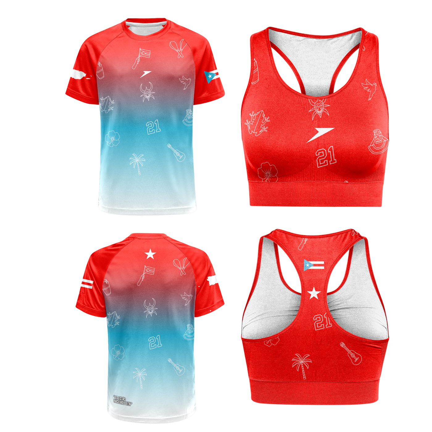 Patria tshirt + RePResenta sport bra Bundle