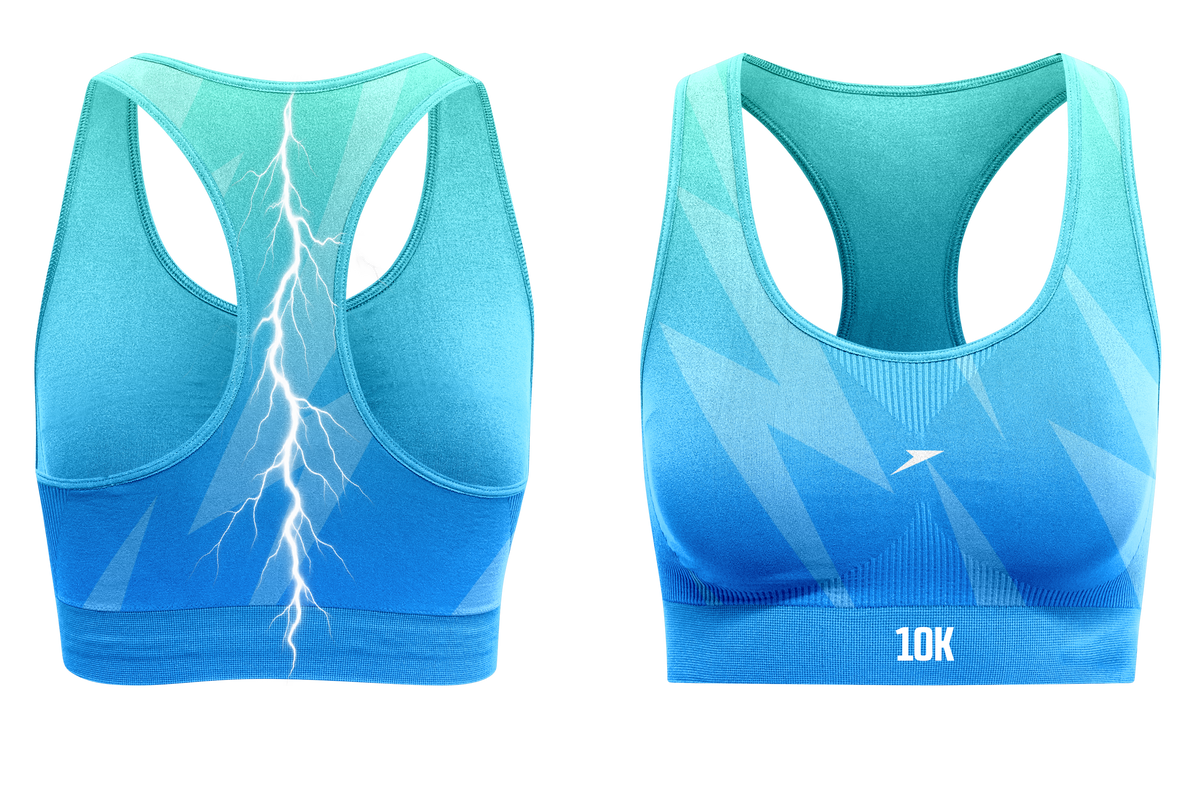 ELECTRIC AQUA 10k Sport Bra